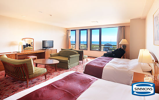 洋室デラックスツイン(1室)　海側